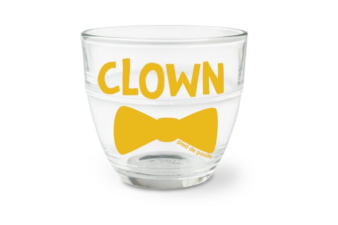 Verre Duralex Clown - Pied de Poule