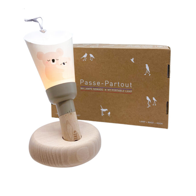 Coffret lampe nomade - Love Koala Taupe