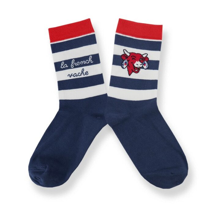 La French vache Bleu - Chaussettes