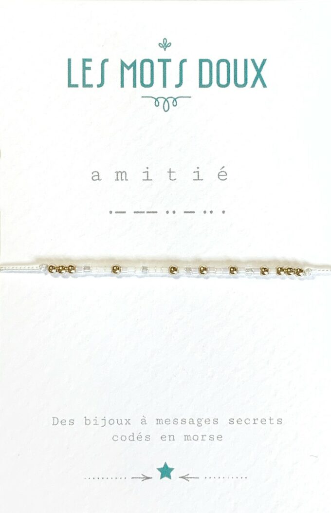 Bracelet code secret morse