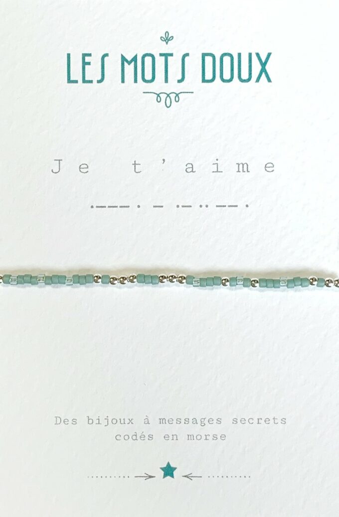 Bracelet code secret morse