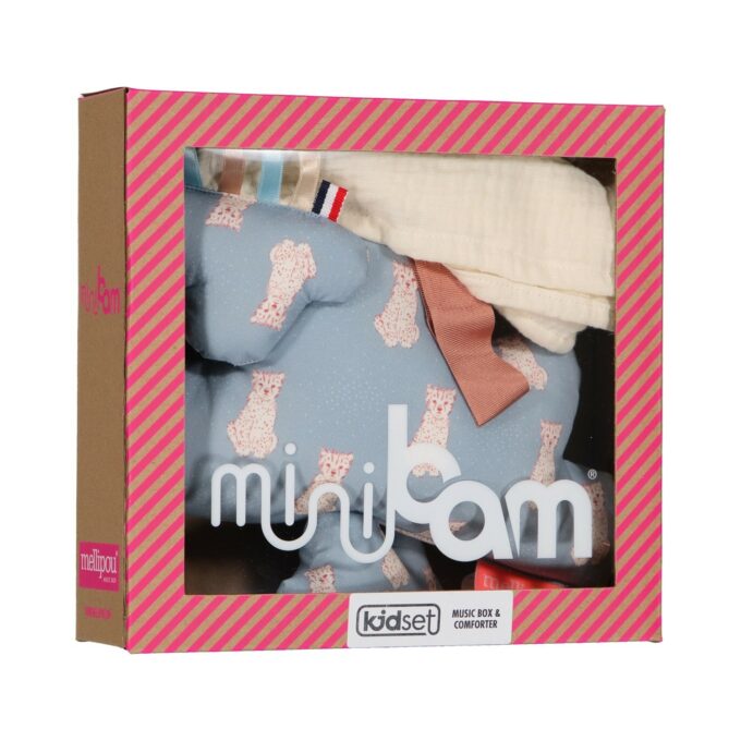 Coffret Naissance - Nuage musical & doudou lange