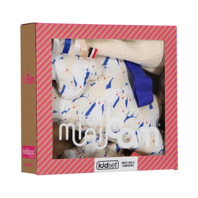 Coffret Naissance - Nuage musical & doudou lange