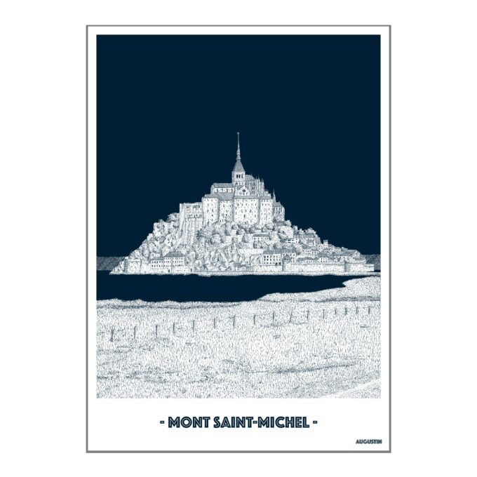 Carte Mont Saint-Michel - Augustin