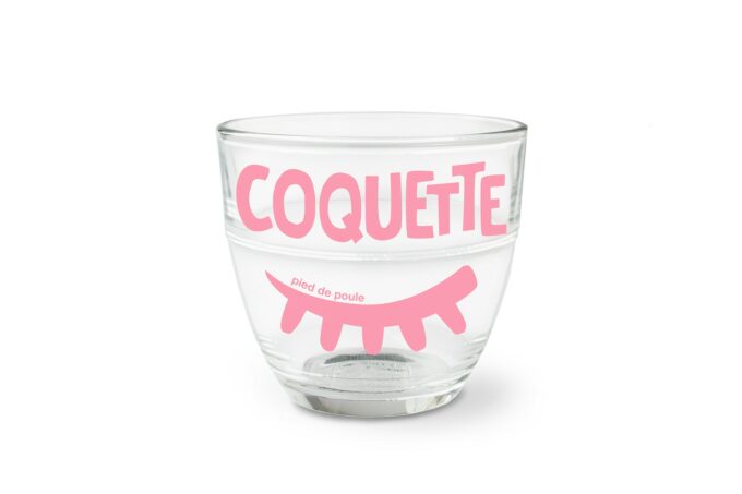 Verre Duralex Coquette - Pied de Poule