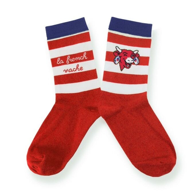 La French vache Rouge - Chaussettes