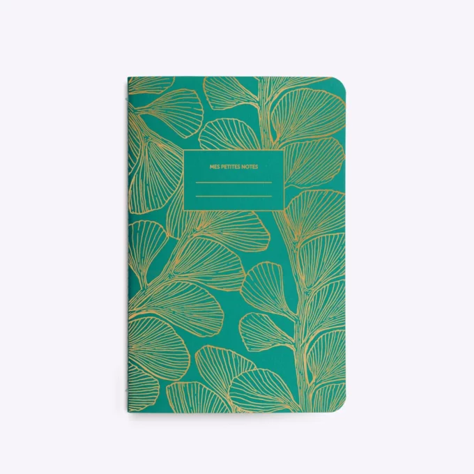 Carnet cousu CORAL Emeraude