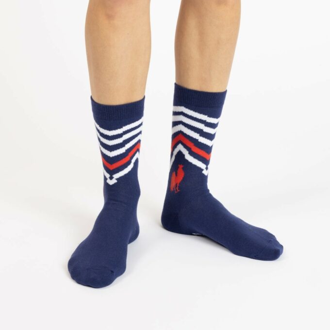 Chaussettes France Rugby #3 - Label Chaussette