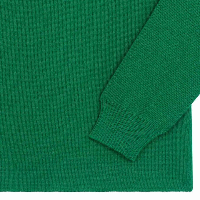 Pull marin vert en laine vierge - Le Minor