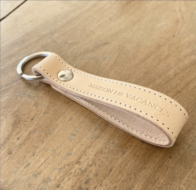 Porte-clefs cuir Maison de Vacances - Marcel & Lily