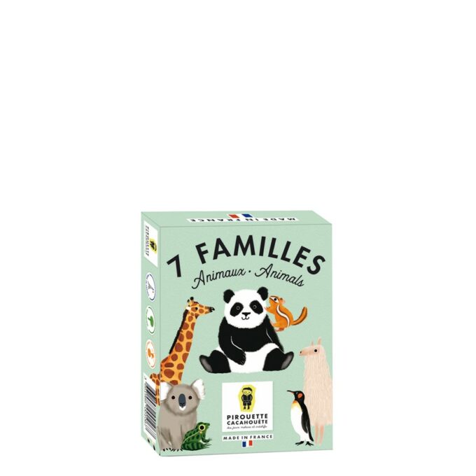 Jeu de 7 familles Animaux - Pirouette Cacahouète