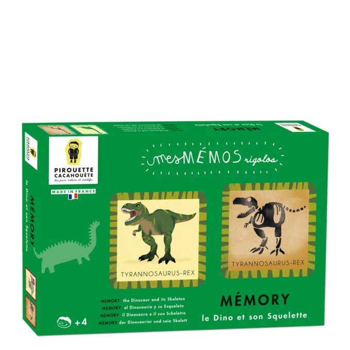 Mémory Dinosaures - Pirouette Cacahouète