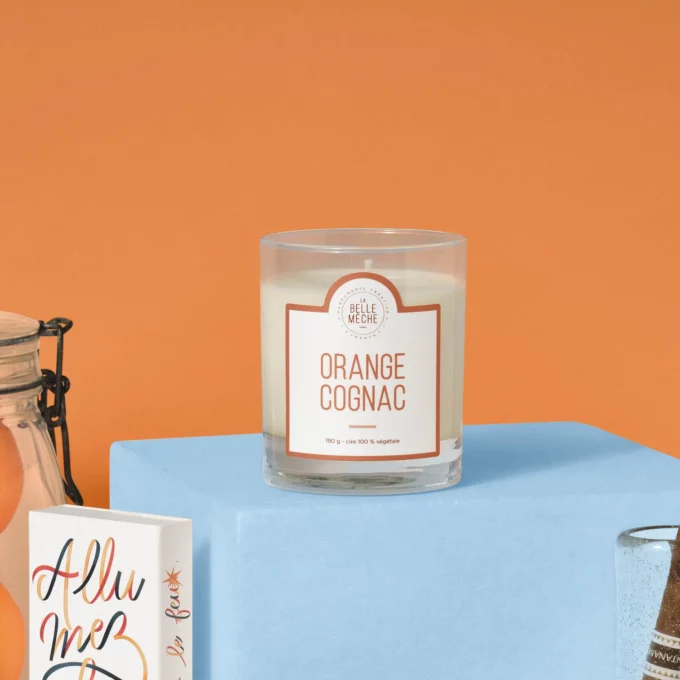 Bougie Parfumée - Orange cognac