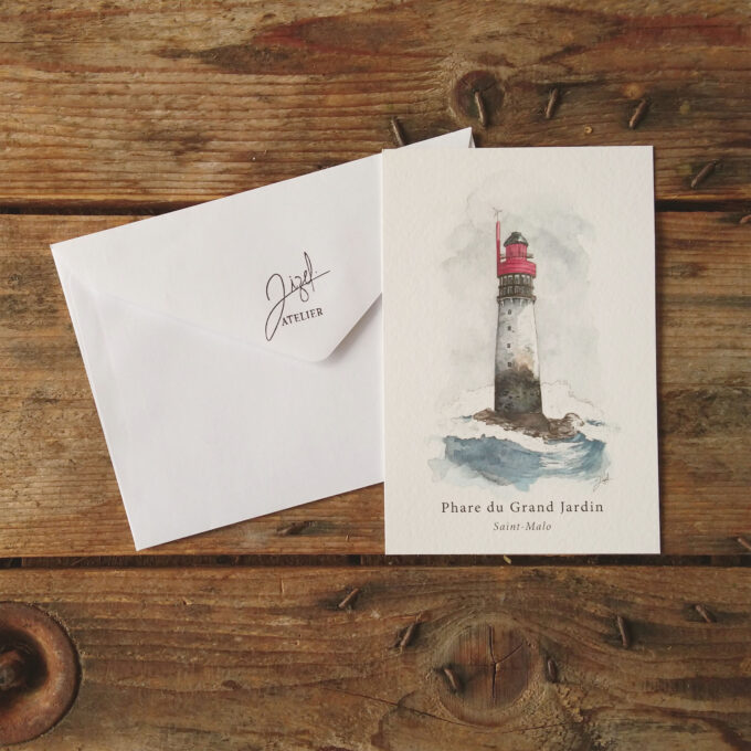 Carte postale - Phare du Grand Jardin