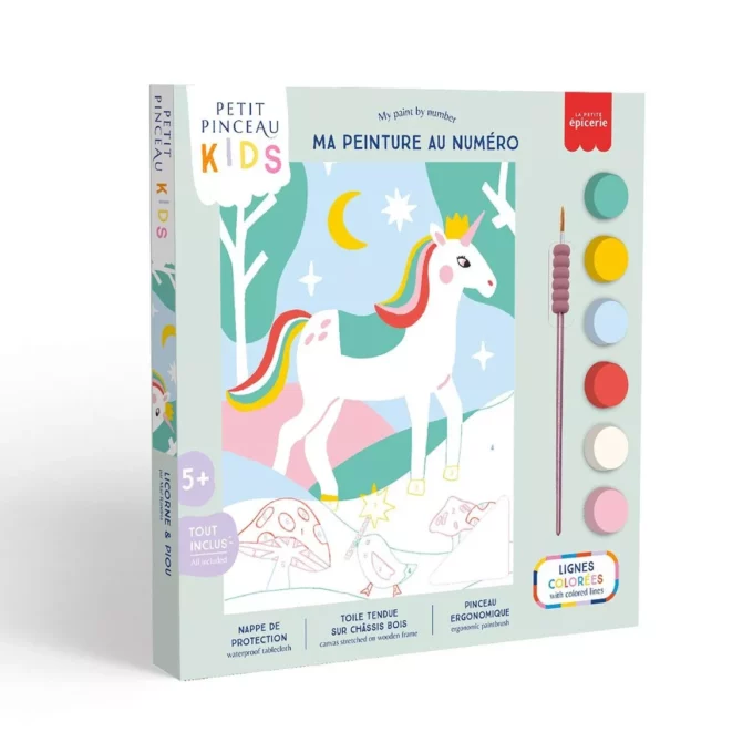 Licorne et Piou - Petit Pinceau Kids