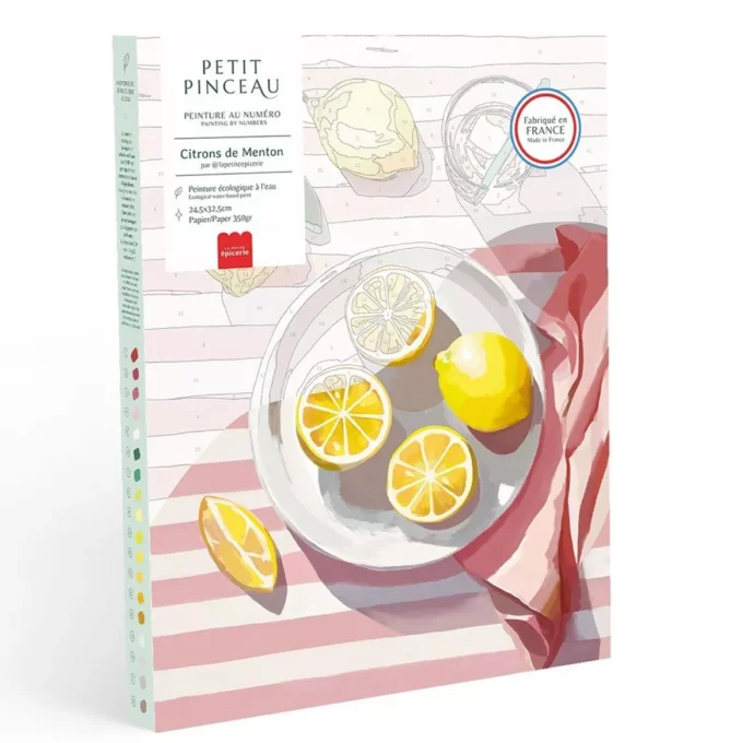 Citrons de Menton - Coffret peinture au numéro